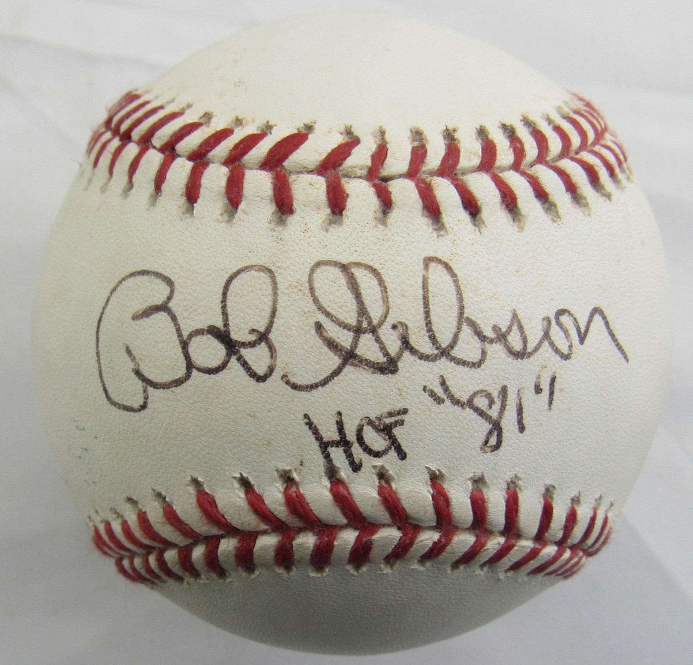 Bob Gibson Signed Auto Rawlings Baseball JSA CH80336