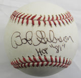 Bob Gibson Signed Auto Rawlings Baseball JSA CH80336