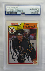 1983 O-Pee-Chee Ray Bourque Signed Auto PSA/DNA Encapsulated Hockey Card