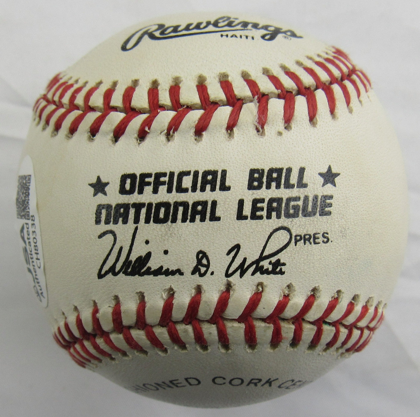 Ernie Banks Signed Auto Rawlings Baseball JSA CH80338