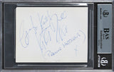Harry Nilsson "To Keith to Keep" Authentic Signed 3.5x4.5 Album Page BAS Slabbed