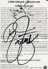 Rickie Fowler Signed 2013 Waste Management Phoenix Open Ticket Stub BAS #BK12644