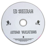 Ed Sheeran Authentic Signed Autumn Variations Cd Insert W/ Disk BAS #BK06975