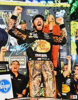 Martin Truex Jr. 2017 NASCAR Champion Bass Pro Shops Victory Lane Signed 11x14 Photo (PA)