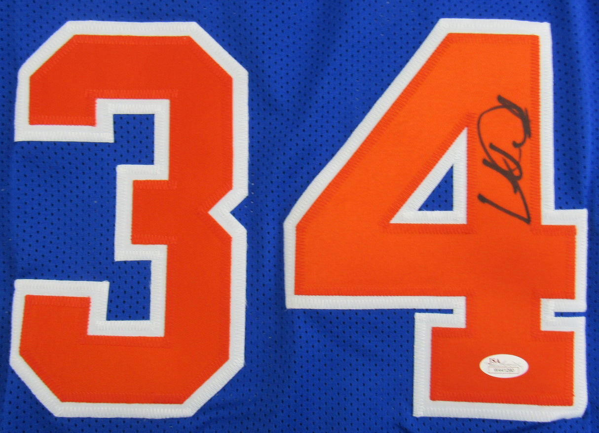 Charles Oakley Signed Auto Knicks Basketball Jersey JSA W441290