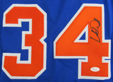 Charles Oakley Signed Auto Knicks Basketball Jersey JSA W441290