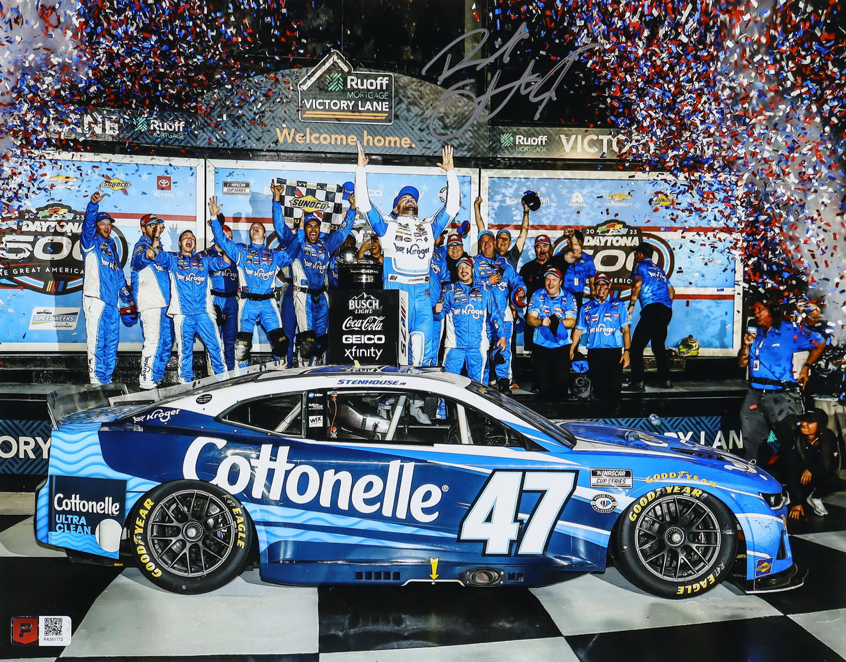 Ricky Stenhouse Jr. Daytona 500 Win Signed 11x14 Photo (PA)