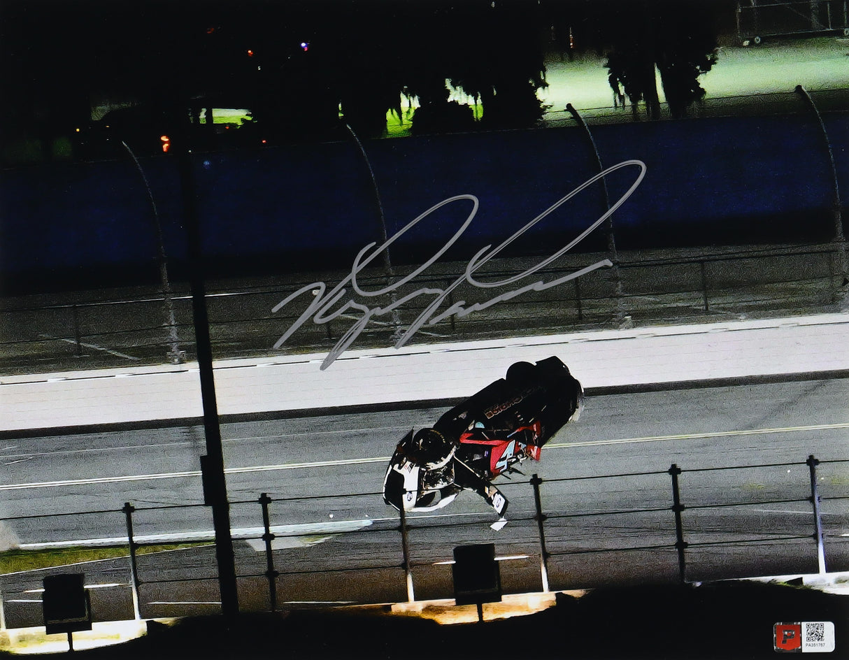 Ryan Preece 2023 Daytona Crash Signed 11x14 Photo w/ COA (PA)