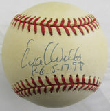 David Wells Signed Auto Rawlings Baseball JSA CH80347