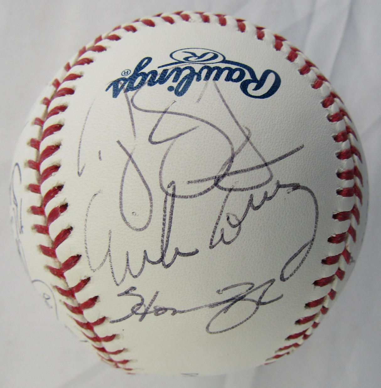 New York Yankees Multi Signed Rawlings Auto Baseball w/21 Signatures - Don Larsen, Bucky Dent
