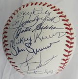 New York Yankees Multi Signed Rawlings Auto Baseball w/21 Signatures - Don Larsen, Bucky Dent