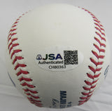 Jasson Dominguez Signed Auto Rawlings Baseball JSA CH80363