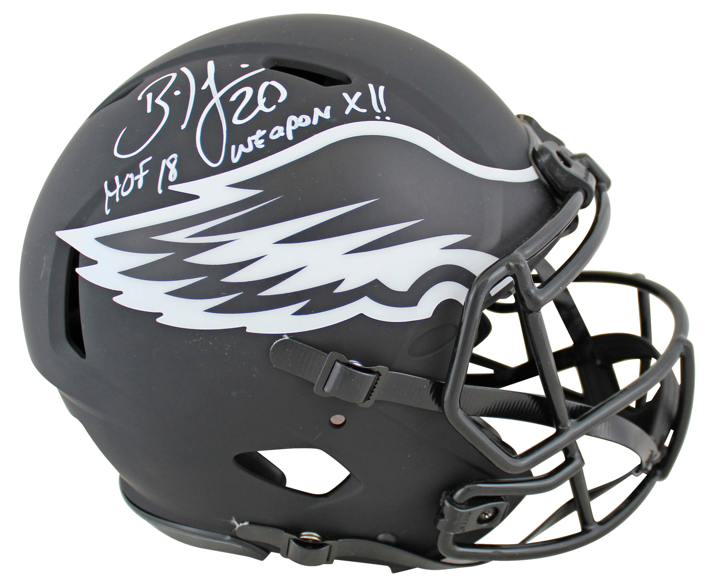 Eagles Brian Dawkins "2x Insc" Signed Eclipse Full Size Speed Proline Helmet JSA