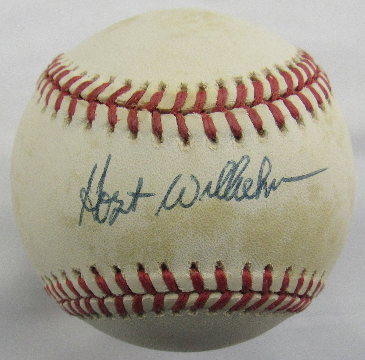 Hoyt Wilhelm Signed Auto Rawlings Baseball JSA CH80292