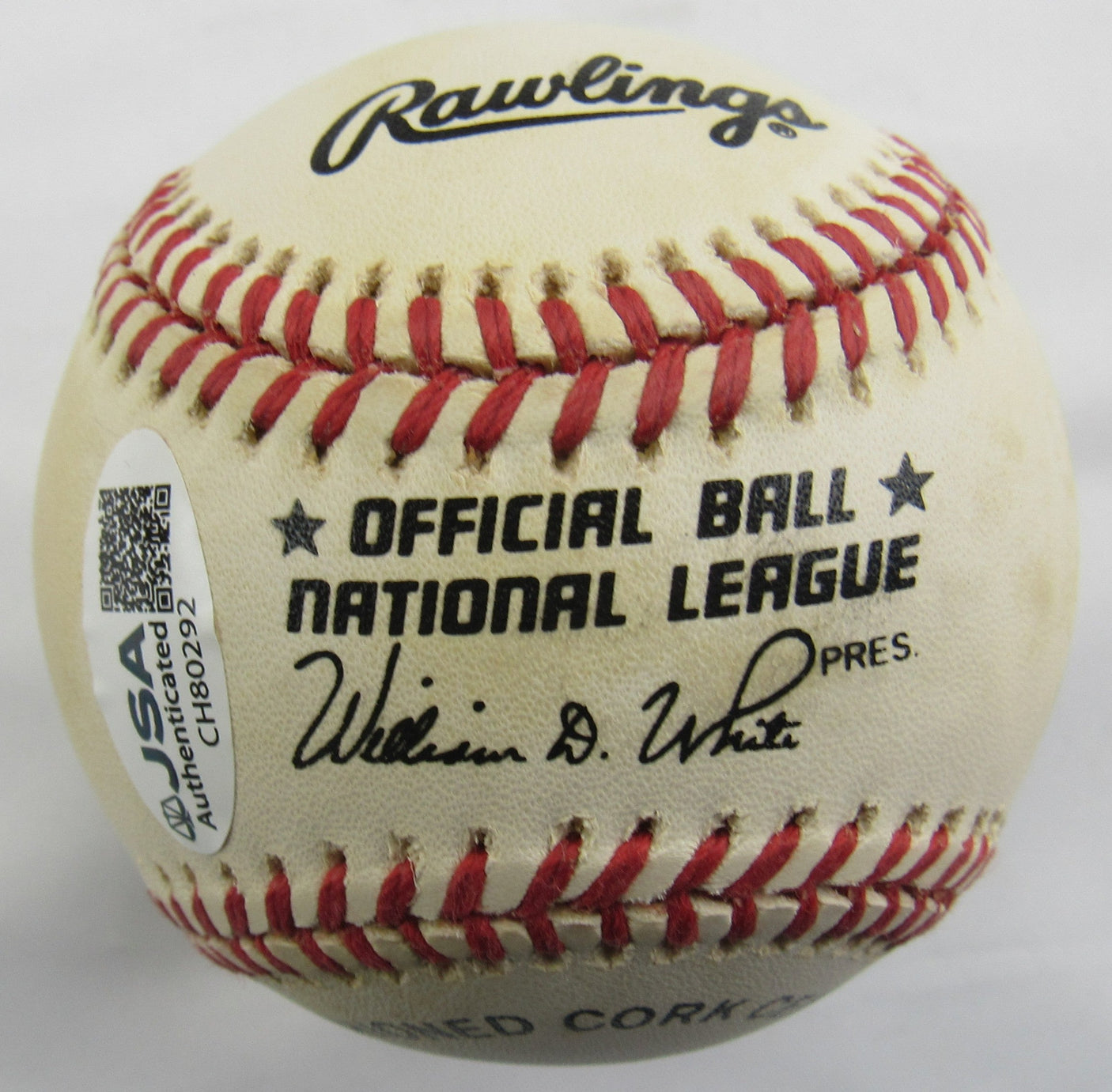 Hoyt Wilhelm Signed Auto Rawlings Baseball JSA CH80292