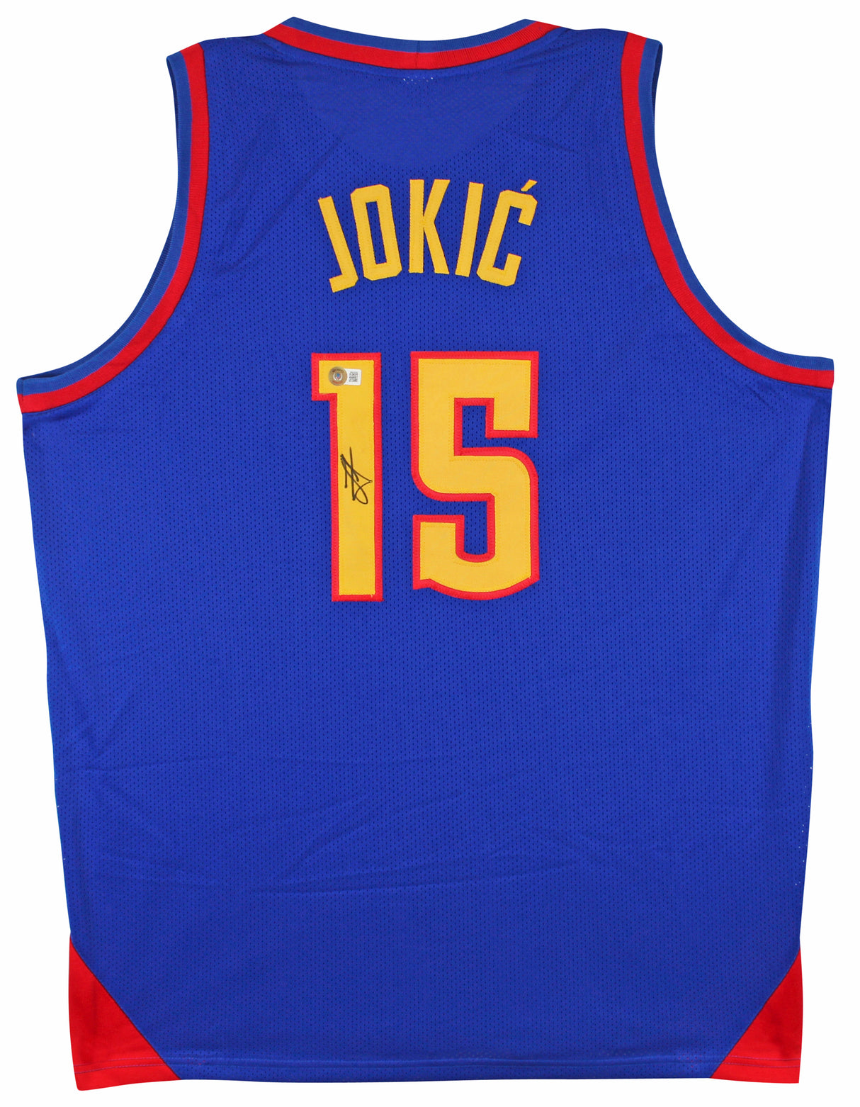 Nikola Jokic Authentic Signed Navy City Edition Pro Style Jersey BAS Witnessed