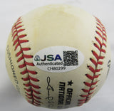 Enos Slaughter Signed Auto Rawlings Baseball JSA CH80299