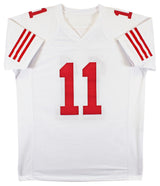 Brandon Aiyuk Authentic Signed White Pro Style Jersey Autographed BAS Witnessed