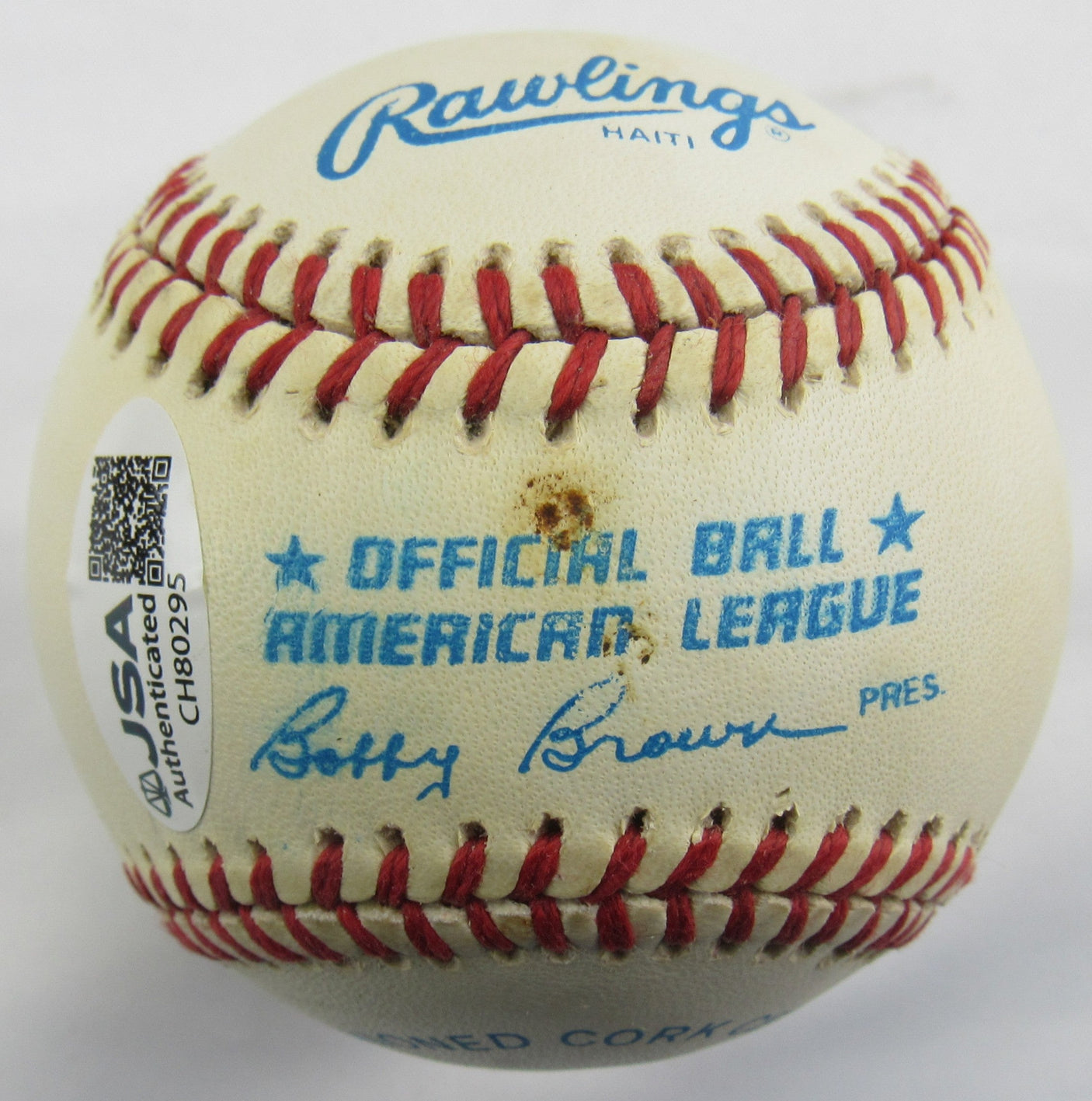 Catfish Hunter Signed Auto Rawlings Baseball JSA CH80295
