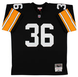 Steelers Jerome Bettis "HOF 15" Signed Black M&N 1996 TB Jersey BAS Witnessed