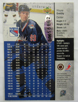 Wayne Gretzky Signed 1997-98 Upper Deck Hockey NHL Card 56/500