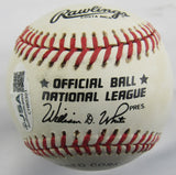 Eddie Mathews Signed Auto Rawlings Baseball JSA CH80301