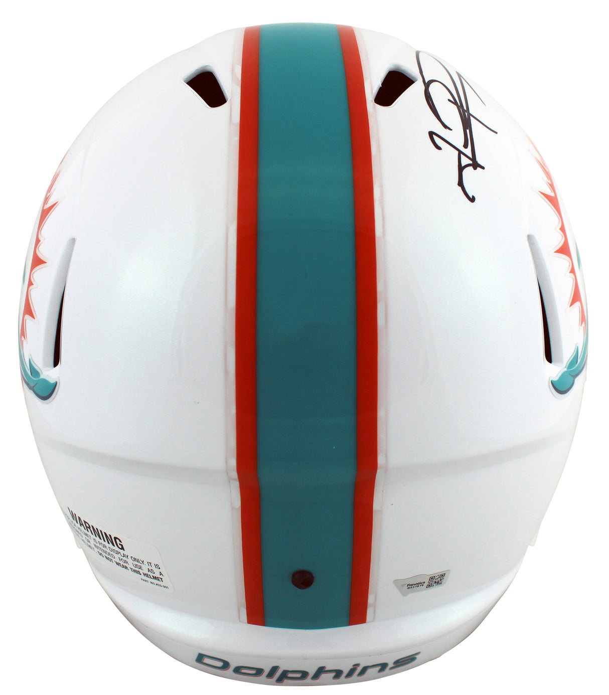 Dolphins Tua Tagovailoa & Jaylen Waddle Signed Full Size Speed Rep Helmet FAN