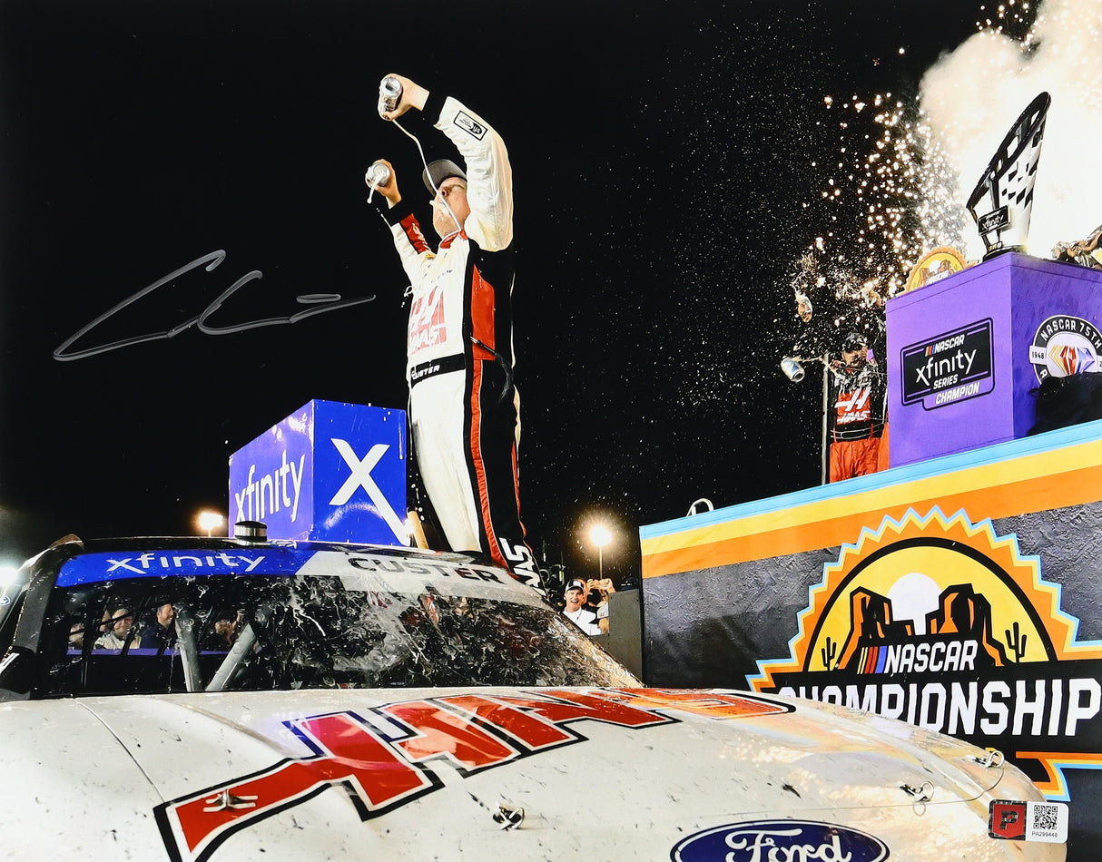 Cole Custer Autographed 11x14 Photo with COA – NASCAR Memorabilia