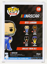 Kyle Larson Signed NASCAR #16 Funko Pop! Vinyl Figure (PA)