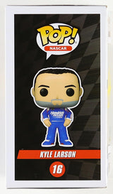 Kyle Larson Signed NASCAR #16 Funko Pop! Vinyl Figure (PA)