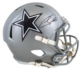 Cowboys CeeDee Lamb Authentic Signed Full Size Speed Rep Helmet FAN COA
