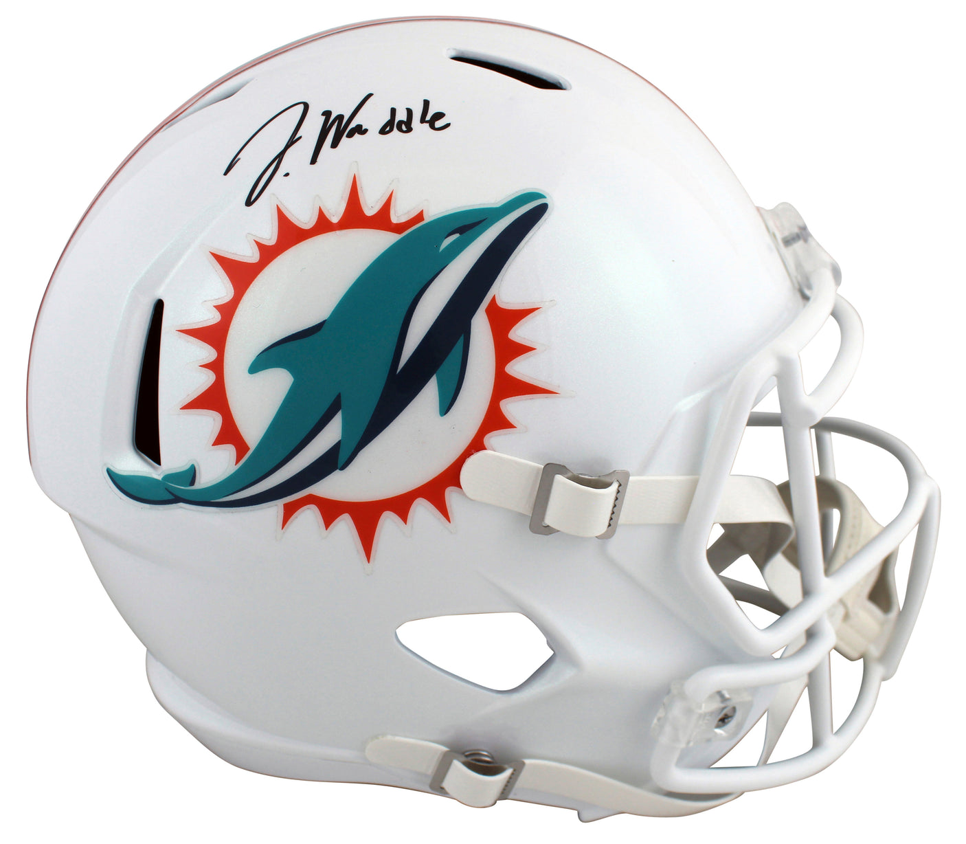 Dolphins Jaylen Waddle Authentic Signed Full Size Speed Rep Helmet Fanatics