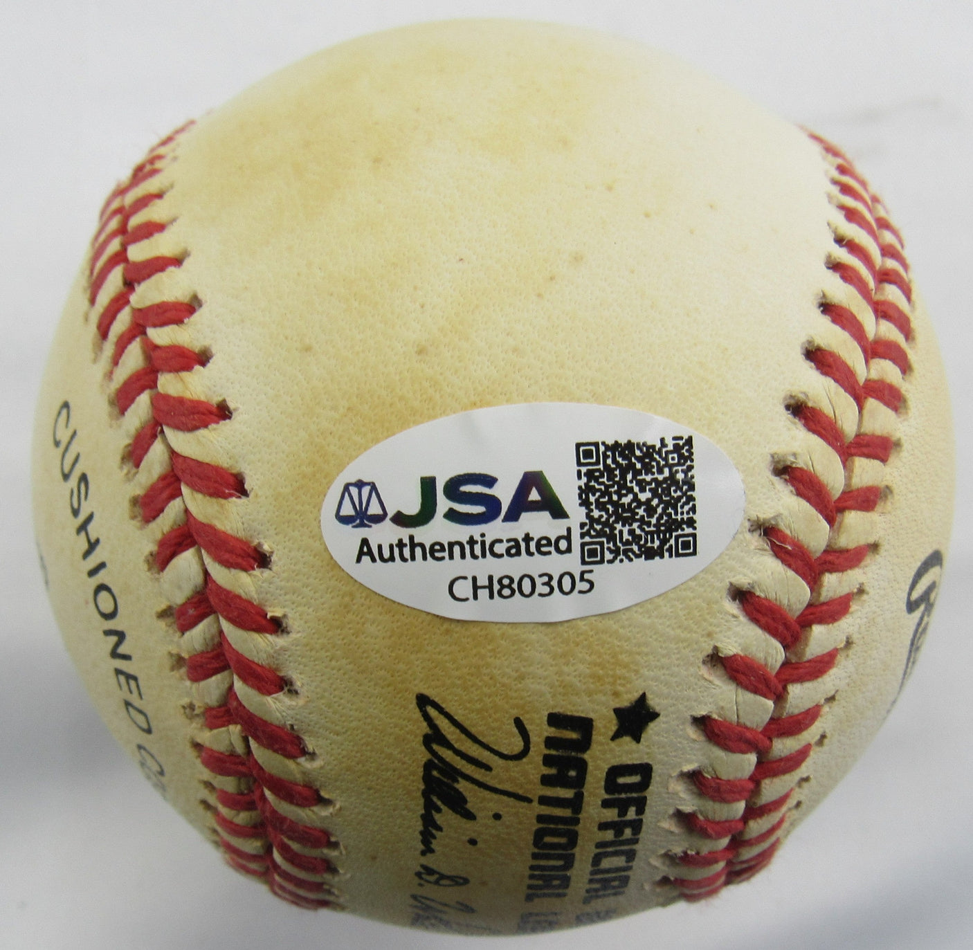 Bob Feller Signed Auto Rawlings Baseball JSA CH80305