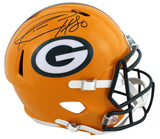 Packers Donald Driver Authentic Signed Full Size Speed Rep Helmet BAS Witnessed