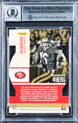 49ers Joe Montana Signed 2015 Panini Contenders LC #2 Card Auto 10! BAS Slabbed