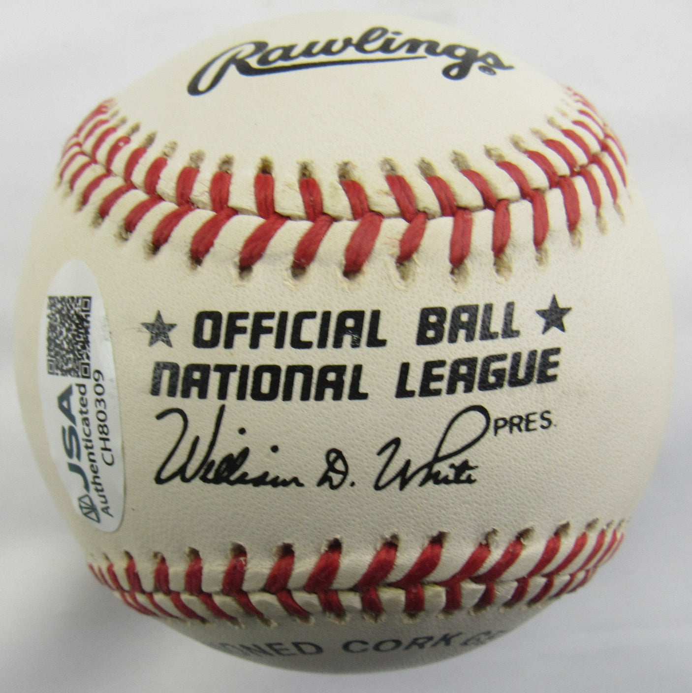 Bob Gibson Signed Auto Rawlings Baseball JSA CH80309