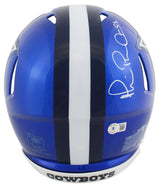 Cowboys Michael Irvin Signed Flash Full Size Speed Proline Helmet BAS Witnessed