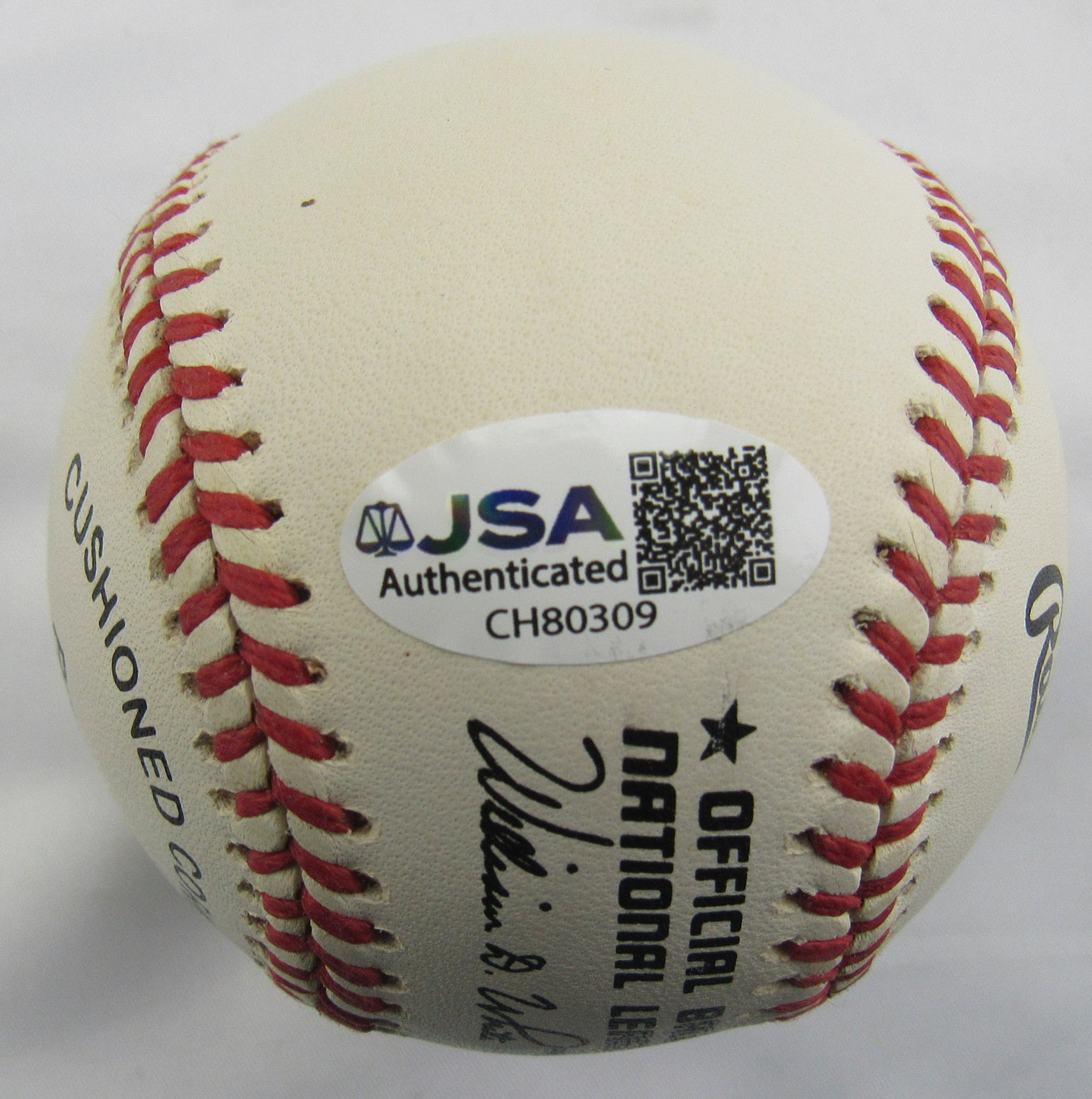 Bob Gibson Signed Auto Rawlings Baseball JSA CH80309