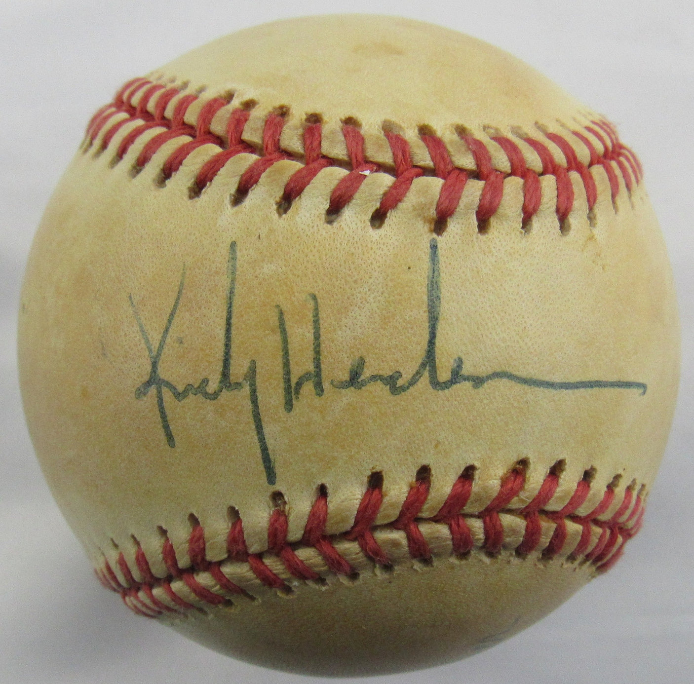 Rickey Henderson & Edsall Walker Signed Auto Rawlings Baseball JSA CH80307