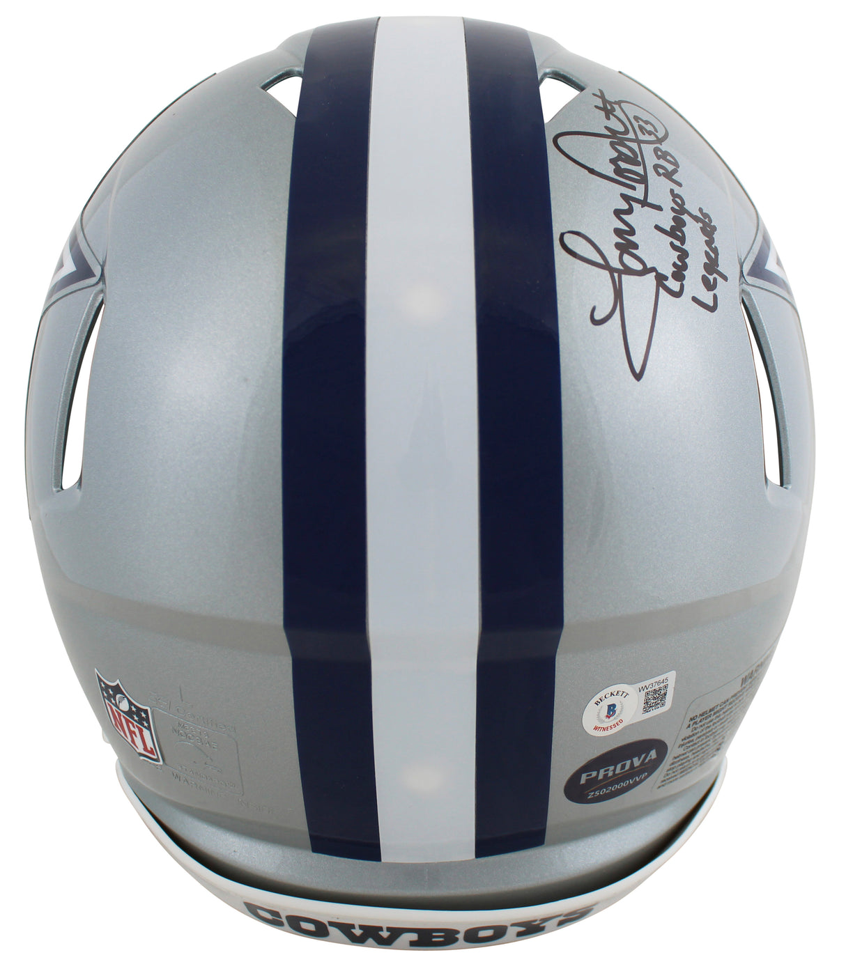 Dal RB Legends (3) Smith, Dorsett & Elliott Signed F/S Speed Proline Helmet BAS
