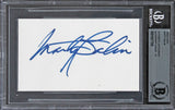 Marty Balin Jefferson Airplane Signed 3x5 Index Card Auto Grade 10 BAS Slabbed 2