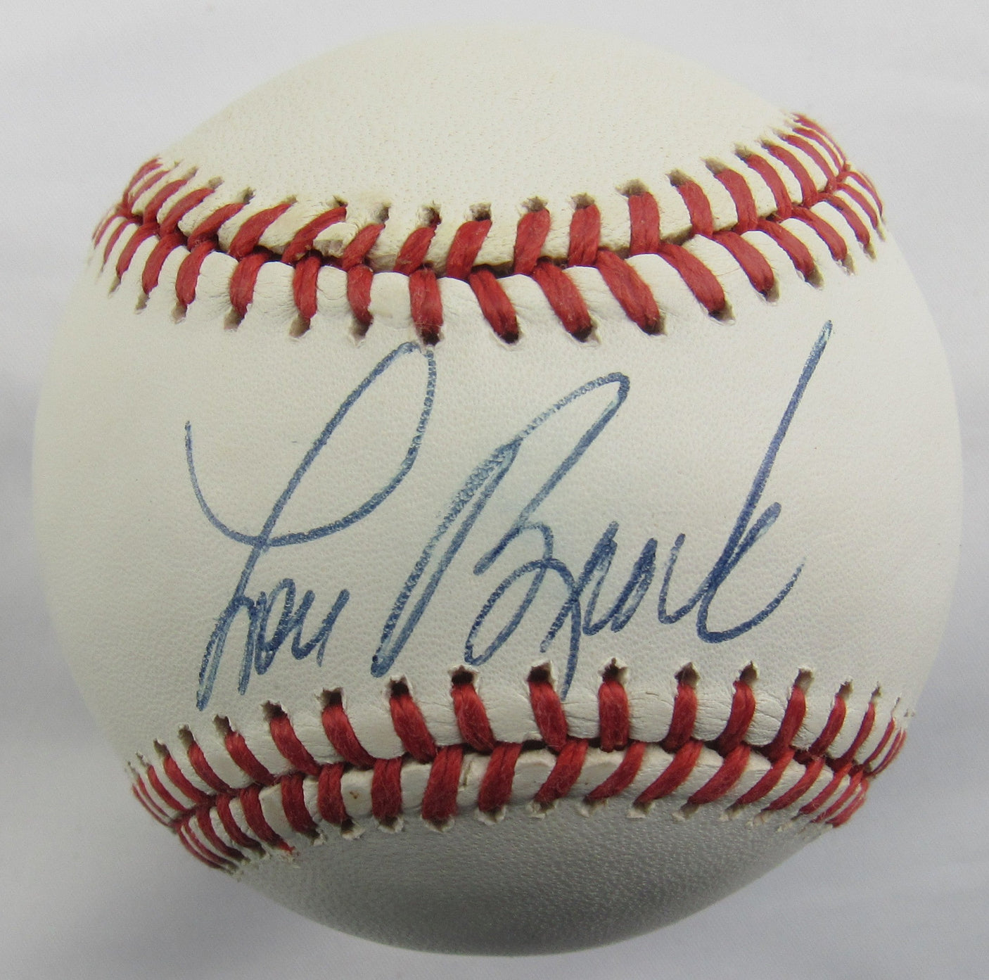 Lou Brock Signed Auto Rawlings Baseball JSA CH80315