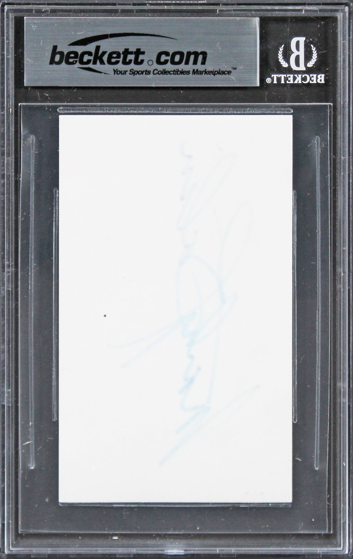 Marty Balin Jefferson Airplane Signed 3x5 Index Card Auto Grade 10 BAS Slabbed 2
