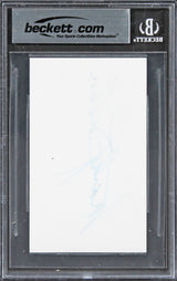 Marty Balin Jefferson Airplane Signed 3x5 Index Card Auto Grade 10 BAS Slabbed 2