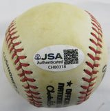 Tim Raines Signed Auto Rawlings Baseball JSA CH80318