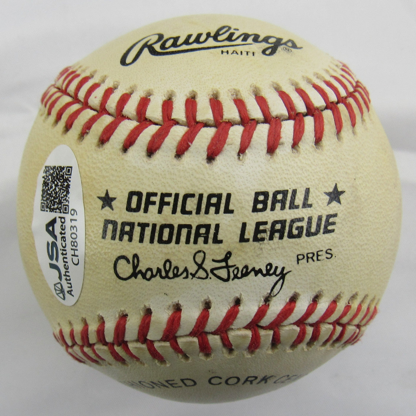 Tim Raines Signed Auto Rawlings Baseball JSA CH80319