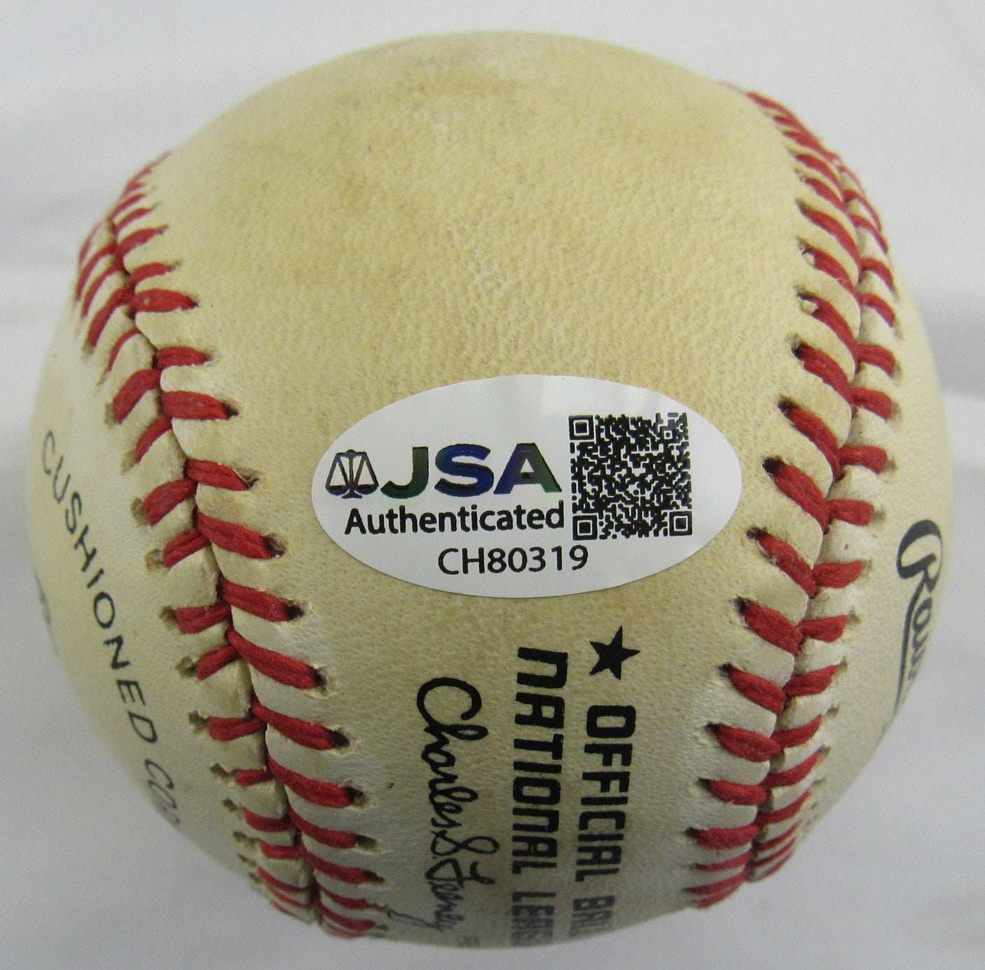 Tim Raines Signed Auto Rawlings Baseball JSA CH80319