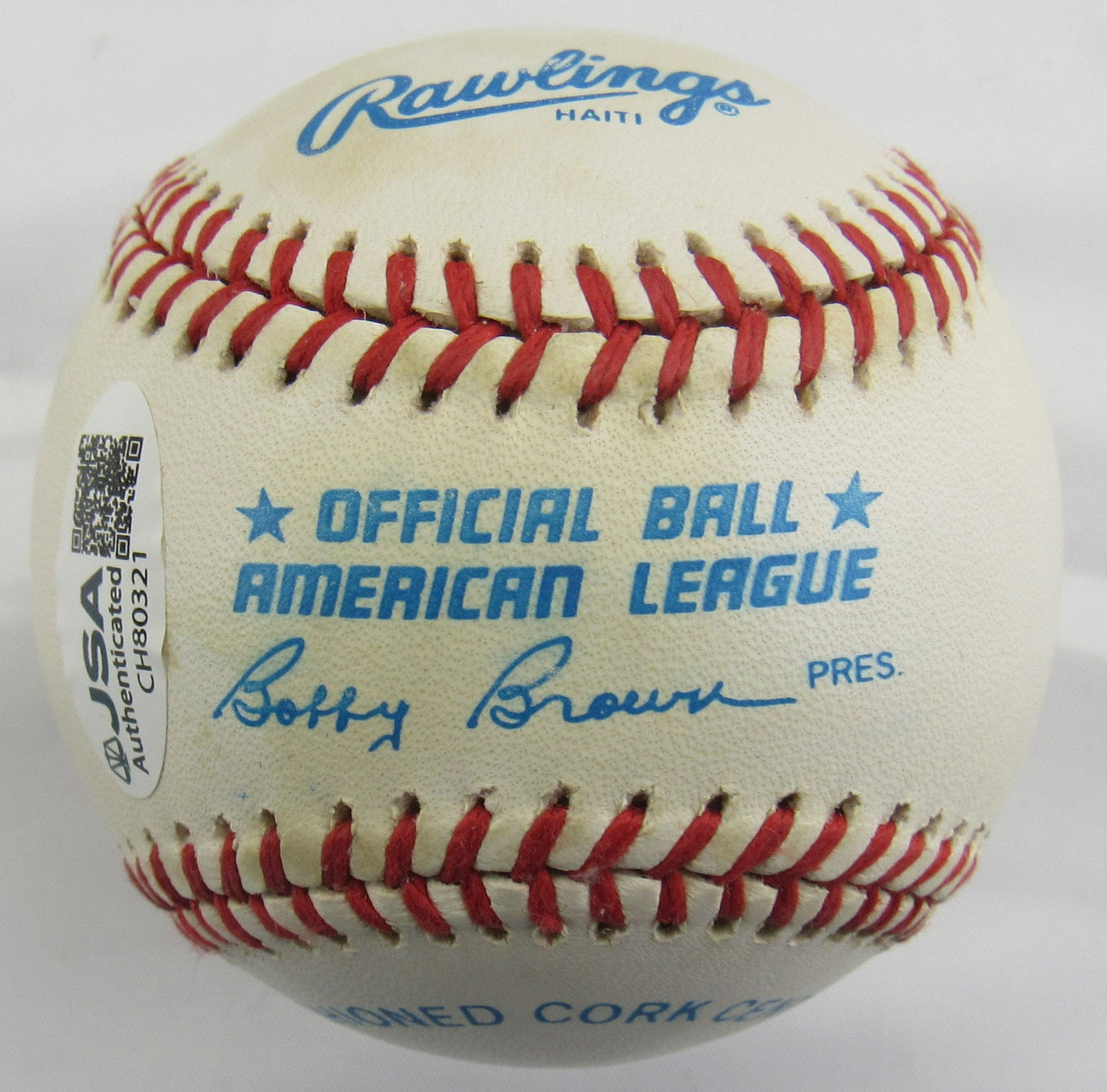 John Olerud Signed Auto Rawlings Baseball JSA CH80321