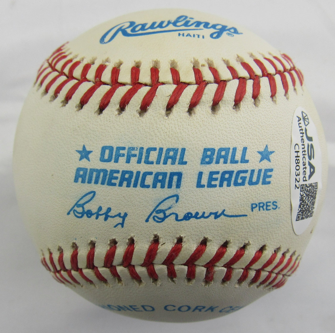 John Olerud Signed Auto Rawlings Baseball JSA CH80322