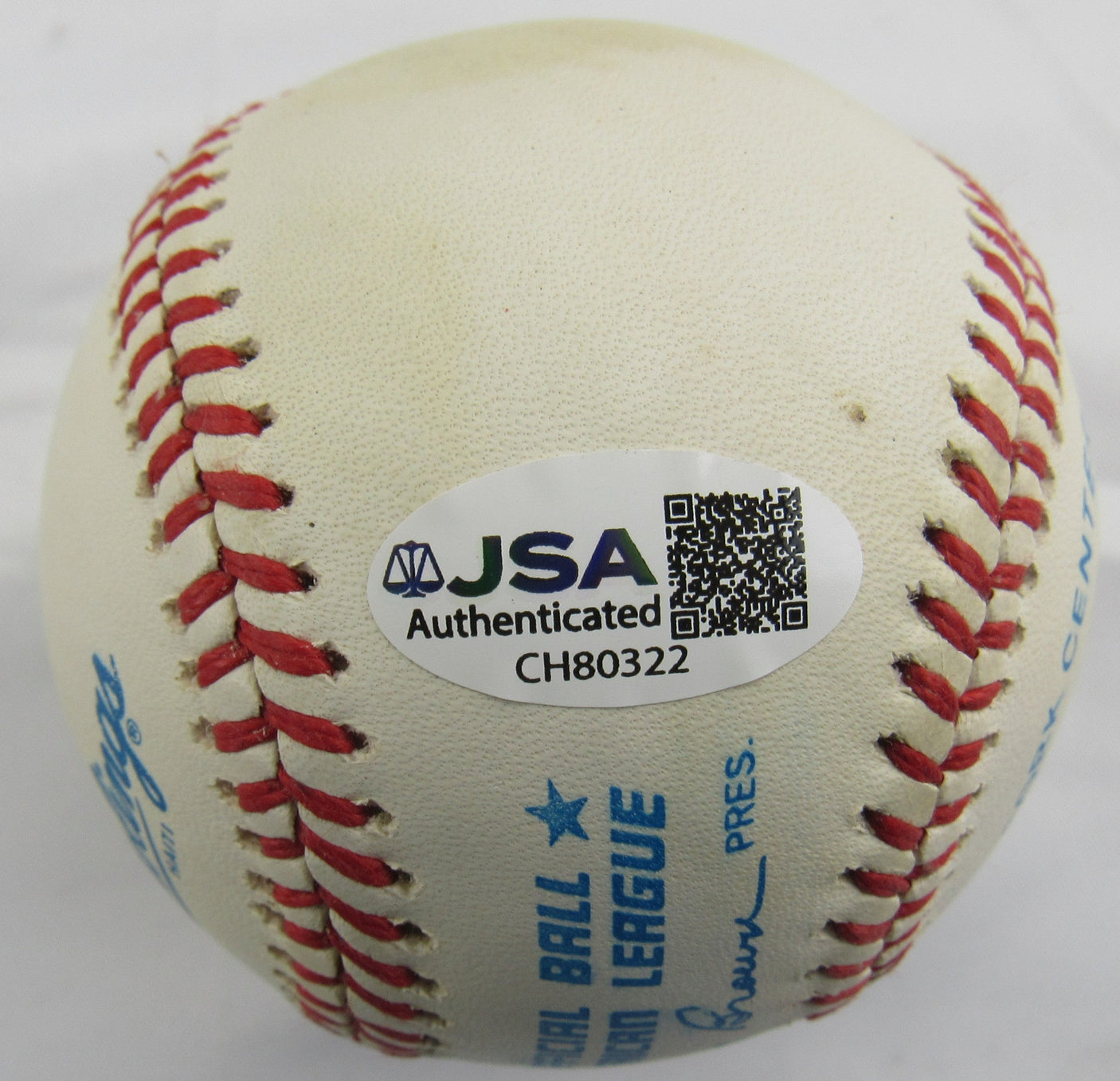 John Olerud Signed Auto Rawlings Baseball JSA CH80322